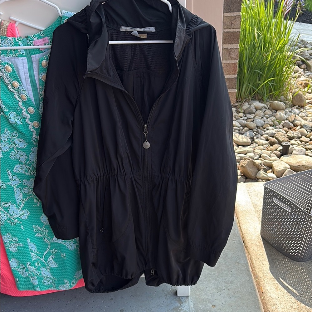 Athleta Charcoal Gray Mesh Jacket
